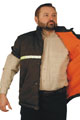 289 Жилет утепленный с сигнальной подкладкой